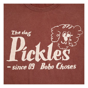 Bobo Choses - The Dog Pickles Organic Cotton T-Shirt | Brown