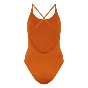 Smallable Woman - Amy 1-Piece Cross Back Swimsuit | Rust