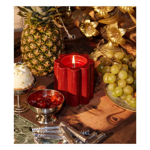 The Socialite Family - La Candela Scented Candle with Sandalwood | Red