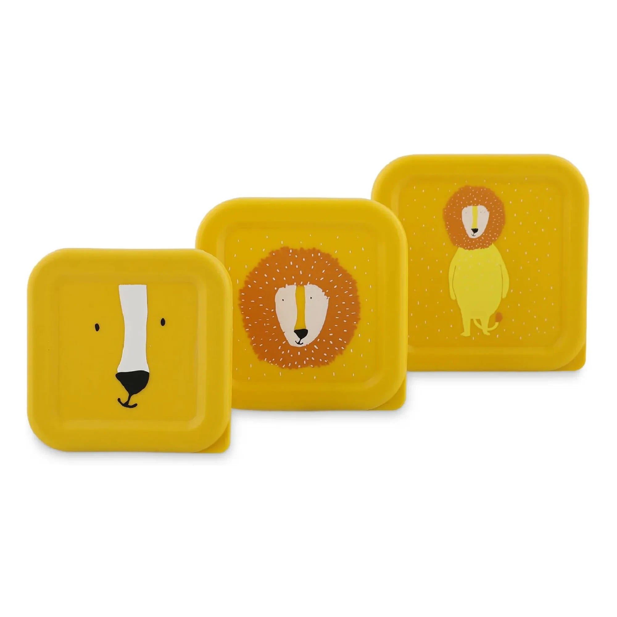 Trixie - Mr. Lion 3-Piece Snack Boxes | Yellow
