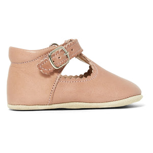 Petit Nord - Wavy T-Bar Mary Jane | Dust Pink
