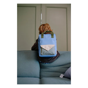 Sticky Lemon - Medium Envelope Backpack | Light blue