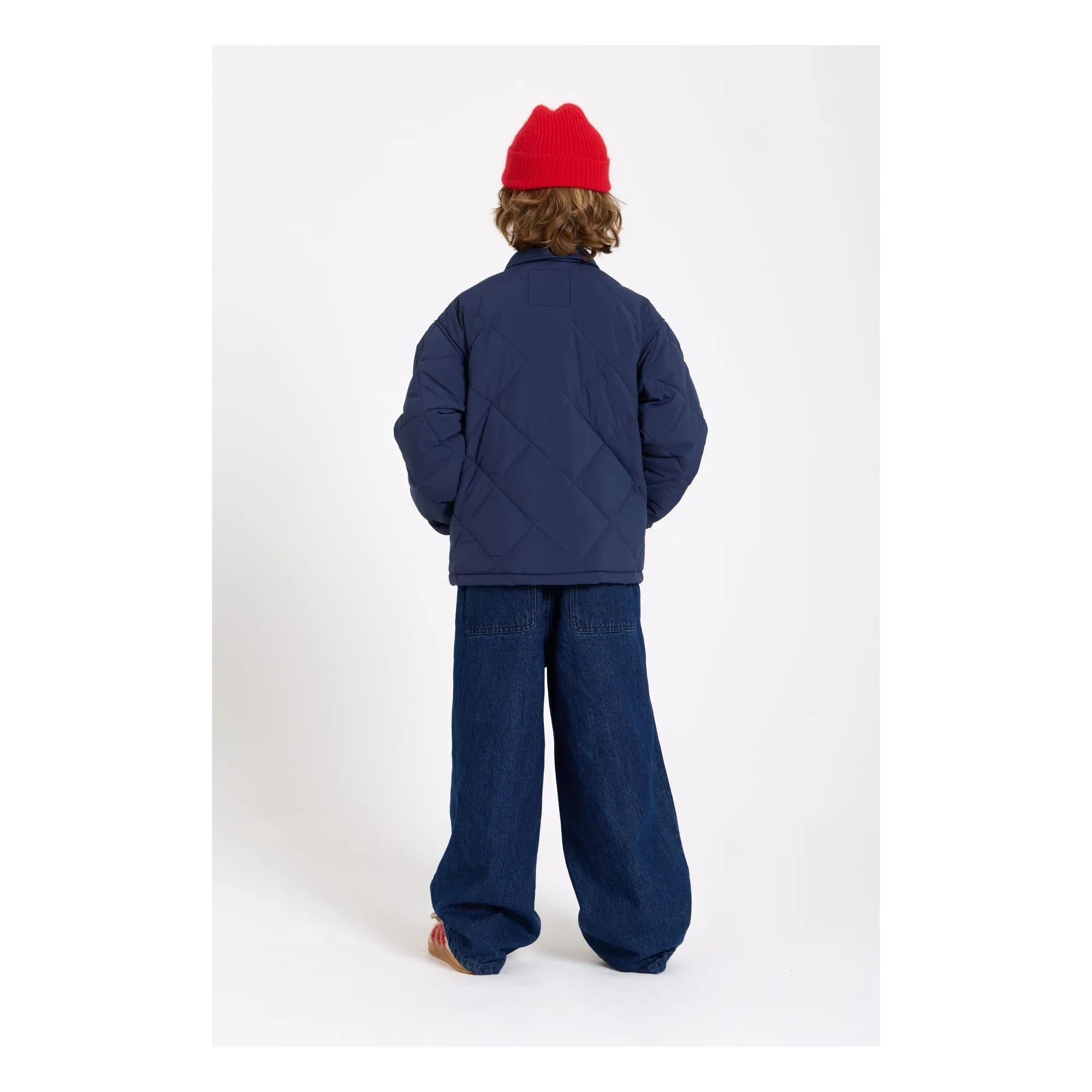 Smallable Kid - Wide Leg Burt Jeans | Raw Denim