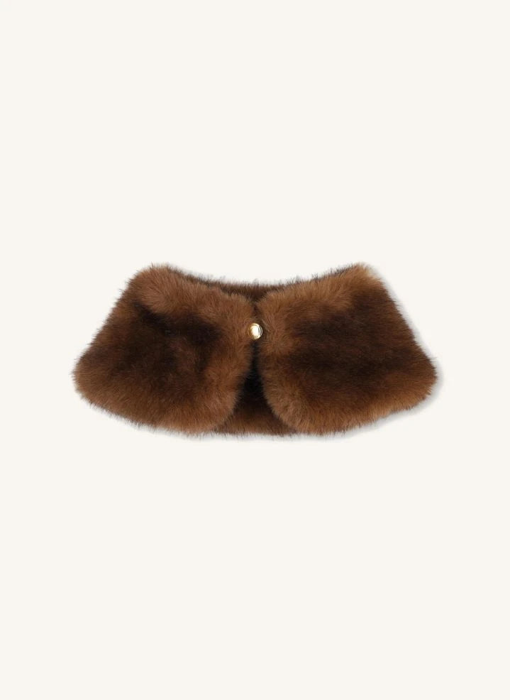 Chloé - Çıkarılabilir polar yaka | Camel