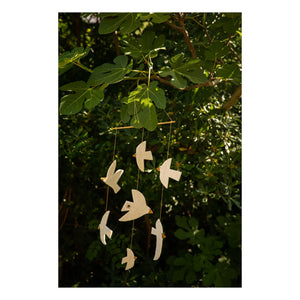 Muskhane - Birdy Felt Mobile | Ecru