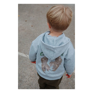 Konges Sløjd - Lou Tiger Organic Cotton Sweatshirt | Heather Grey