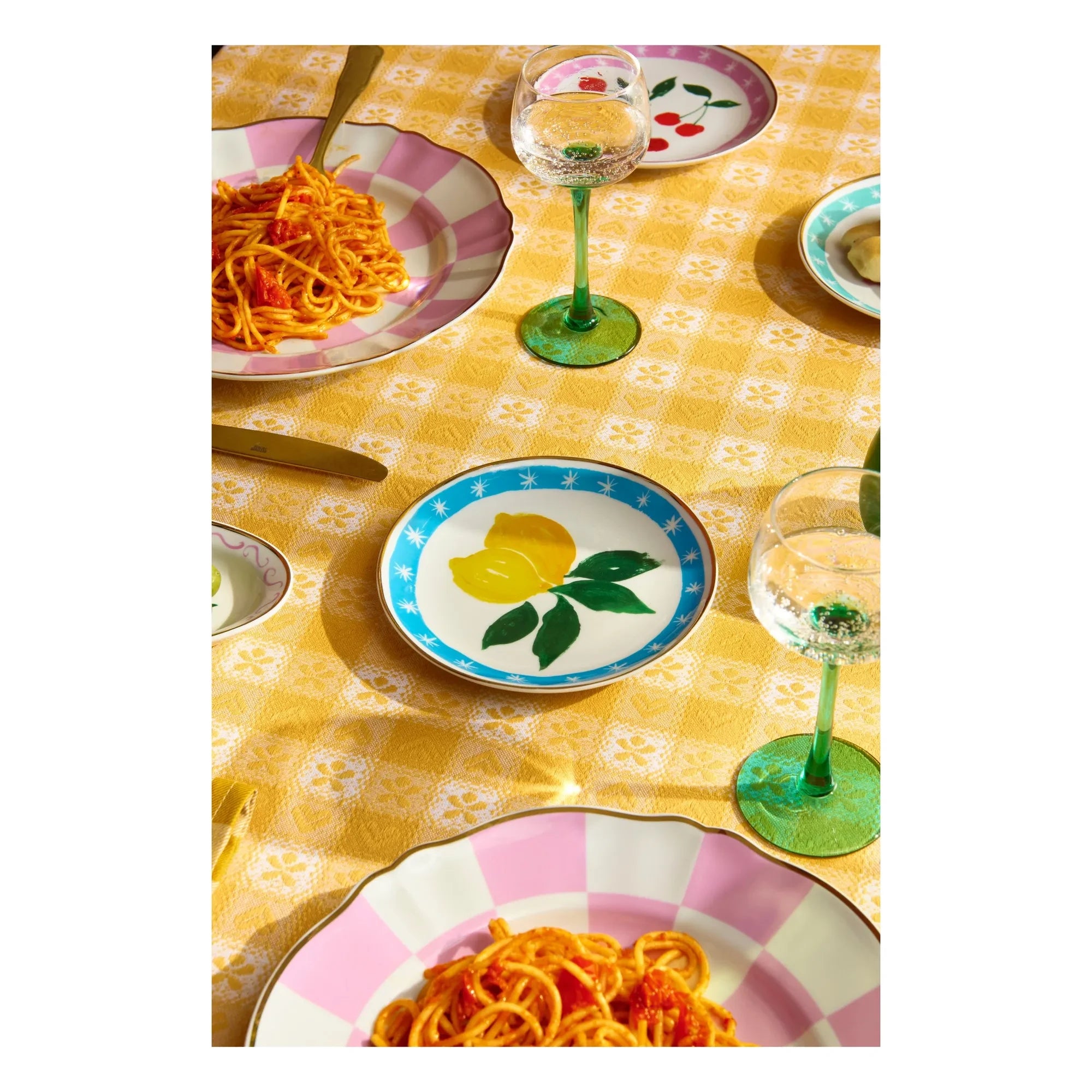 Bitossi - Con Amore Plate, Chiara Perano | Blue