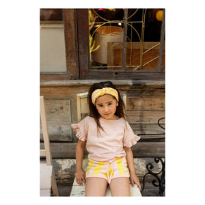 Louis Louise - Francesca Striped Headband | Yellow