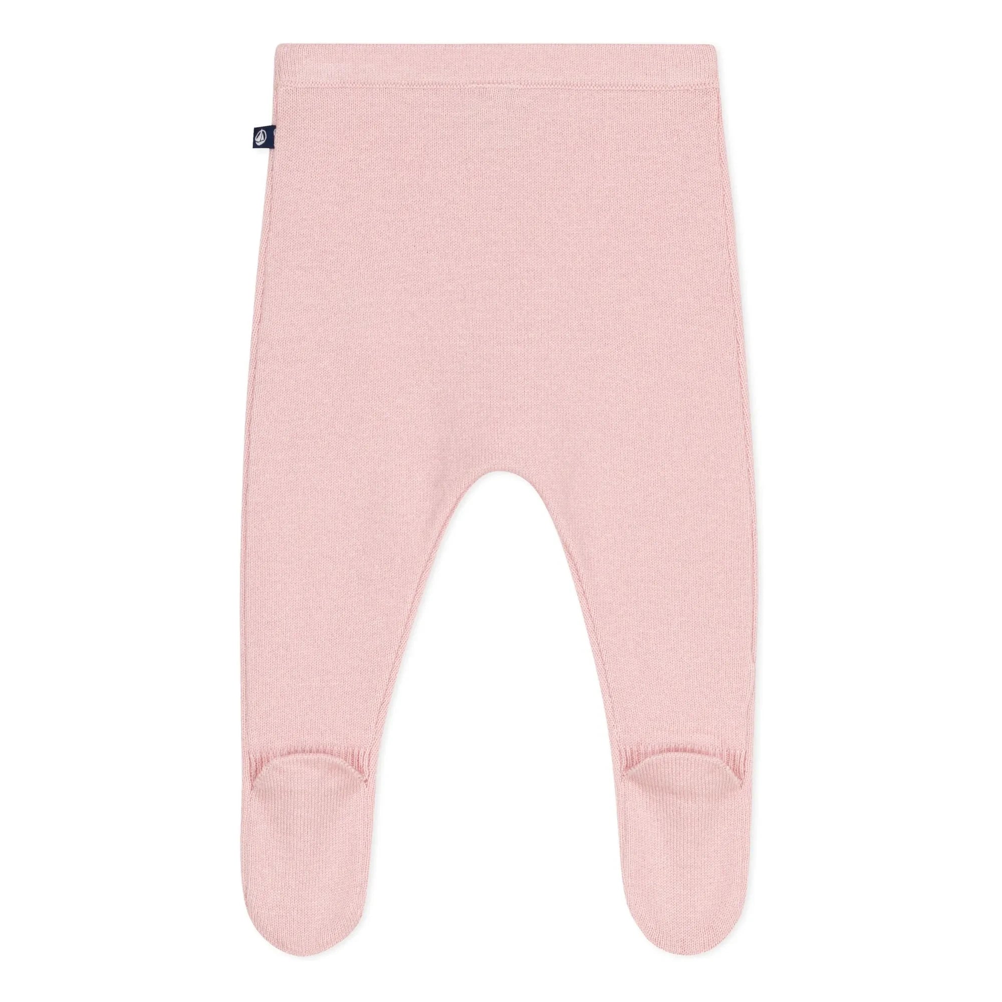 Petit Bateau - Wool Mesh Tights with Feet | Pink