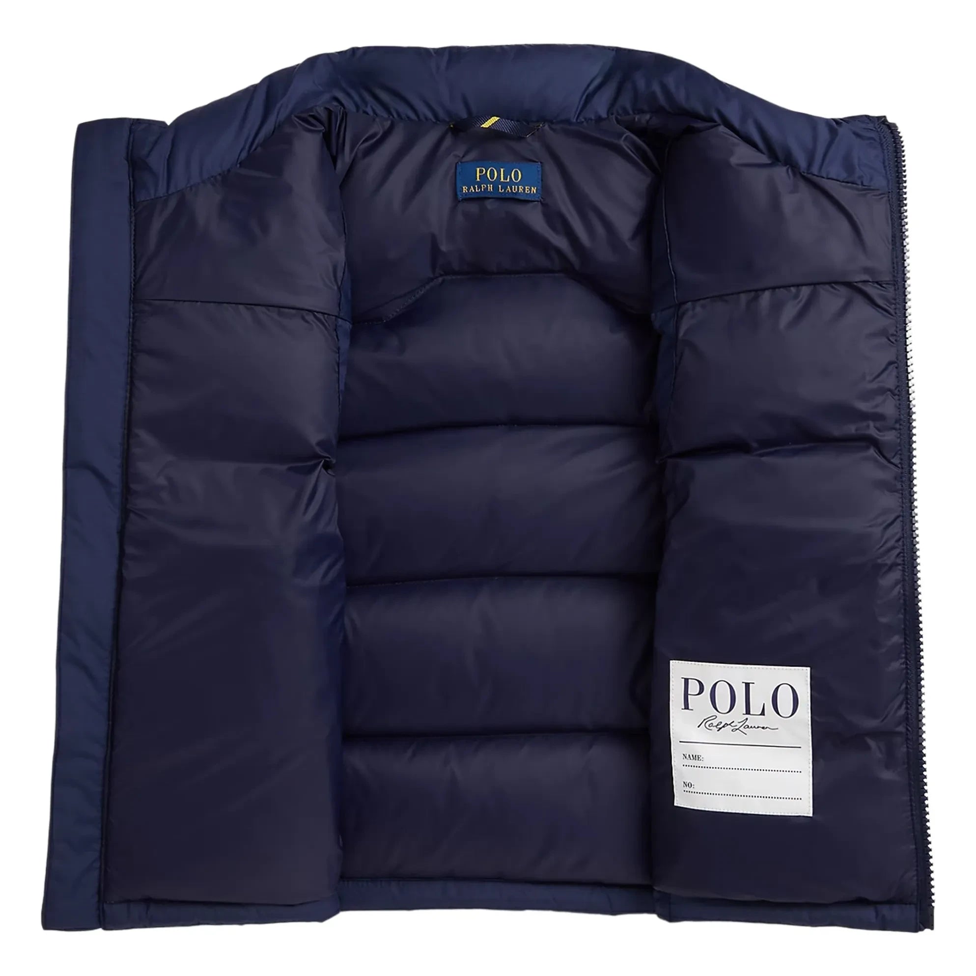 Ralph Lauren - Logo Sleeveless Puffer Vest Made from Recycled Fibers | Navy Blue