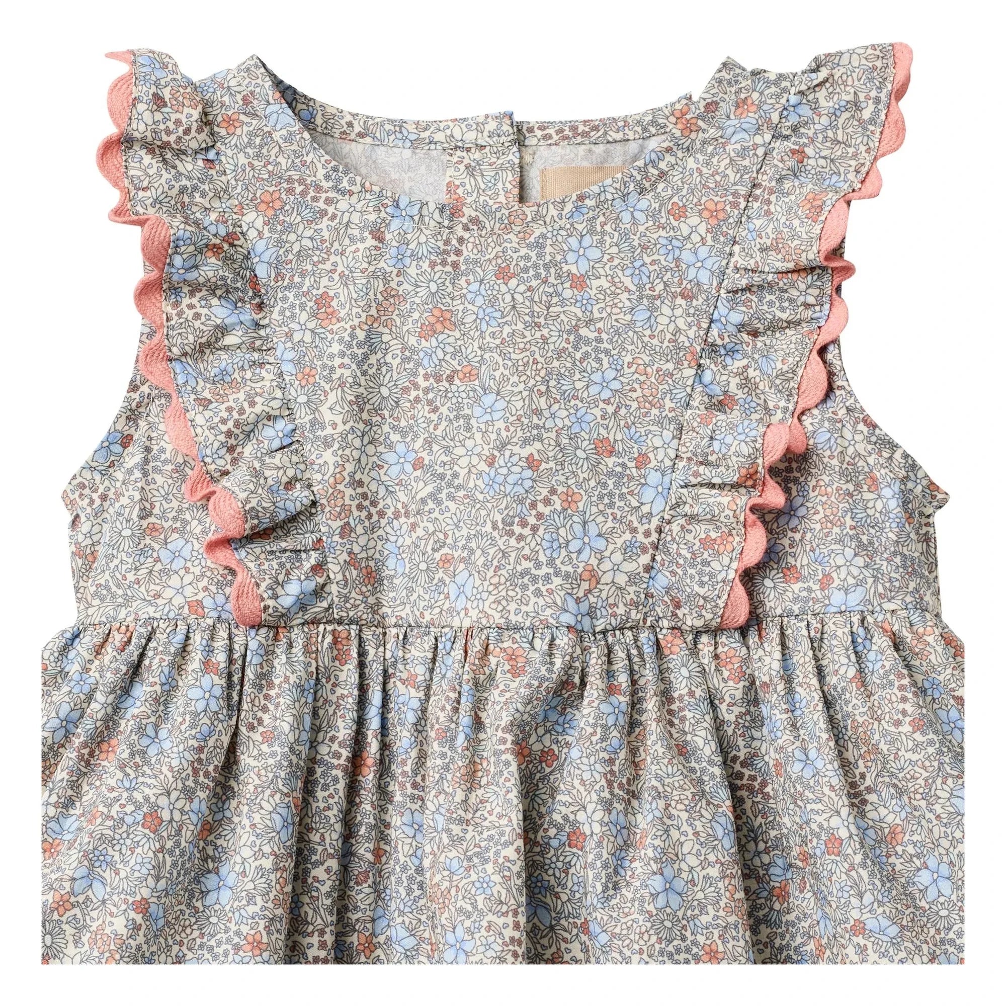Wheat - Printed Biyeli Safia Dress | Light Blue