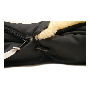 Kaiser - Premium Sheepskin Footmuff | Black