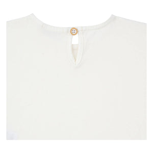 1+ in the Family - Ruffled Campanet T-Shirt | White