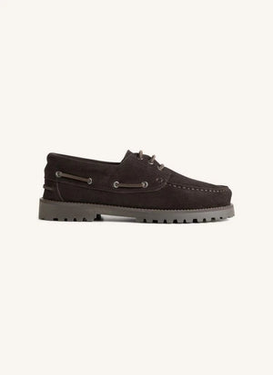 Garment Project - Ollie Suede Boat Shoes | Brown