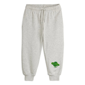 Mini Rodini - Alien organic cotton joggers | Heather gray