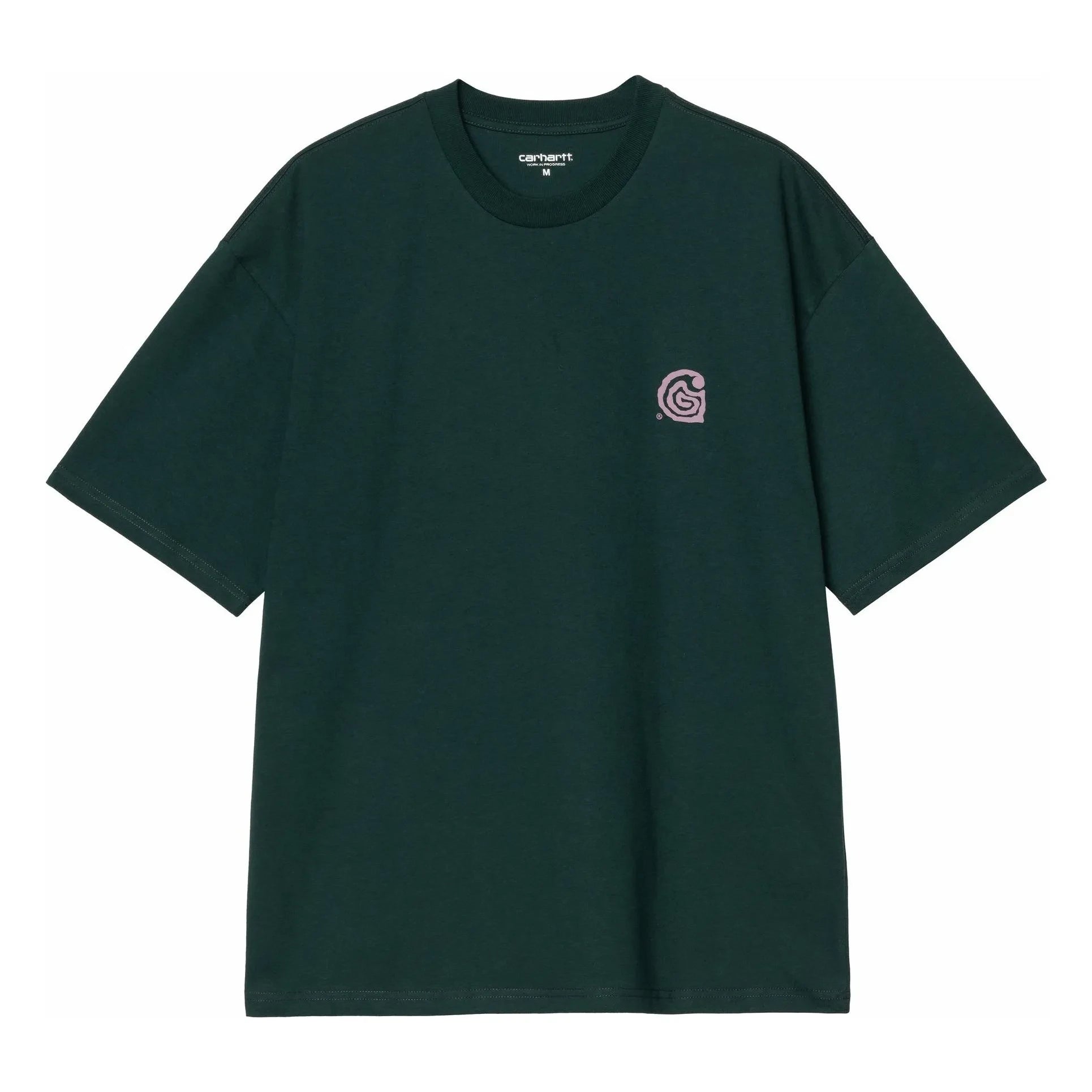 Carhartt WIP - Helix organik pamuk tişört | Koyu yeşil