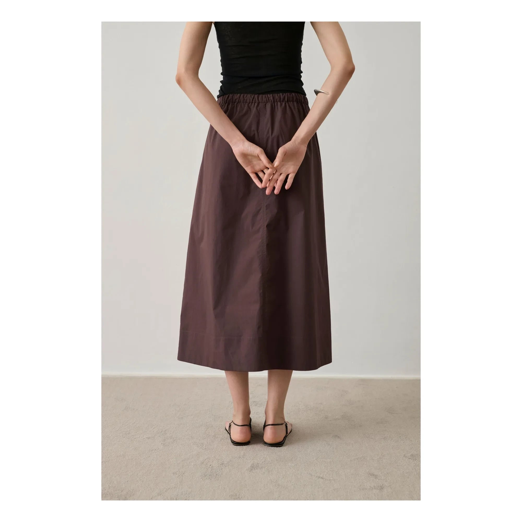 Soeur - Agadir Cotton Skirt | Burgundy