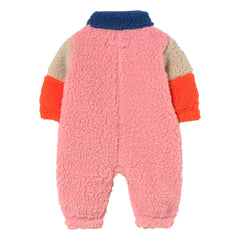 Tinycottons - Color Block Sherpa Style Pilot | Navy Blue