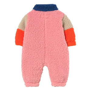 Tinycottons - Color Block Sherpa Style Pilot | Navy Blue