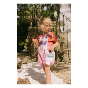 Favorite People - Amore Striped Romper | Pink