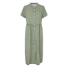 Lollys Laundry - Aliya Cotton Dress | Khaki