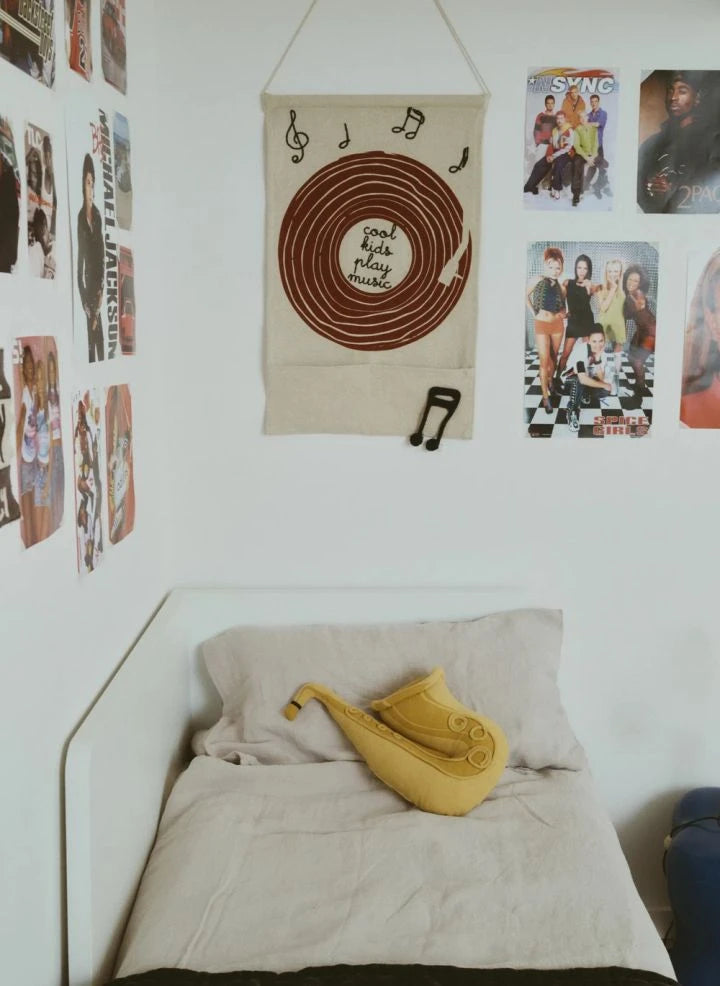 Lorena Canals - Saxophone Cushion | Yellow