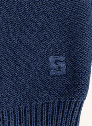 Smallable Kid - Matteo Wool Sweater | Indigo Blue