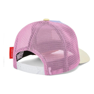 Hello Hossy - Trucker Mini Organik Pamuk Kavisli Vizörlü Şapka | Mor