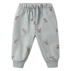 Quincy Mae - Organic Cotton Jogger Pants | Gray Blue