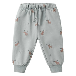 Quincy Mae - Organic Cotton Jogger Pants | Gray Blue