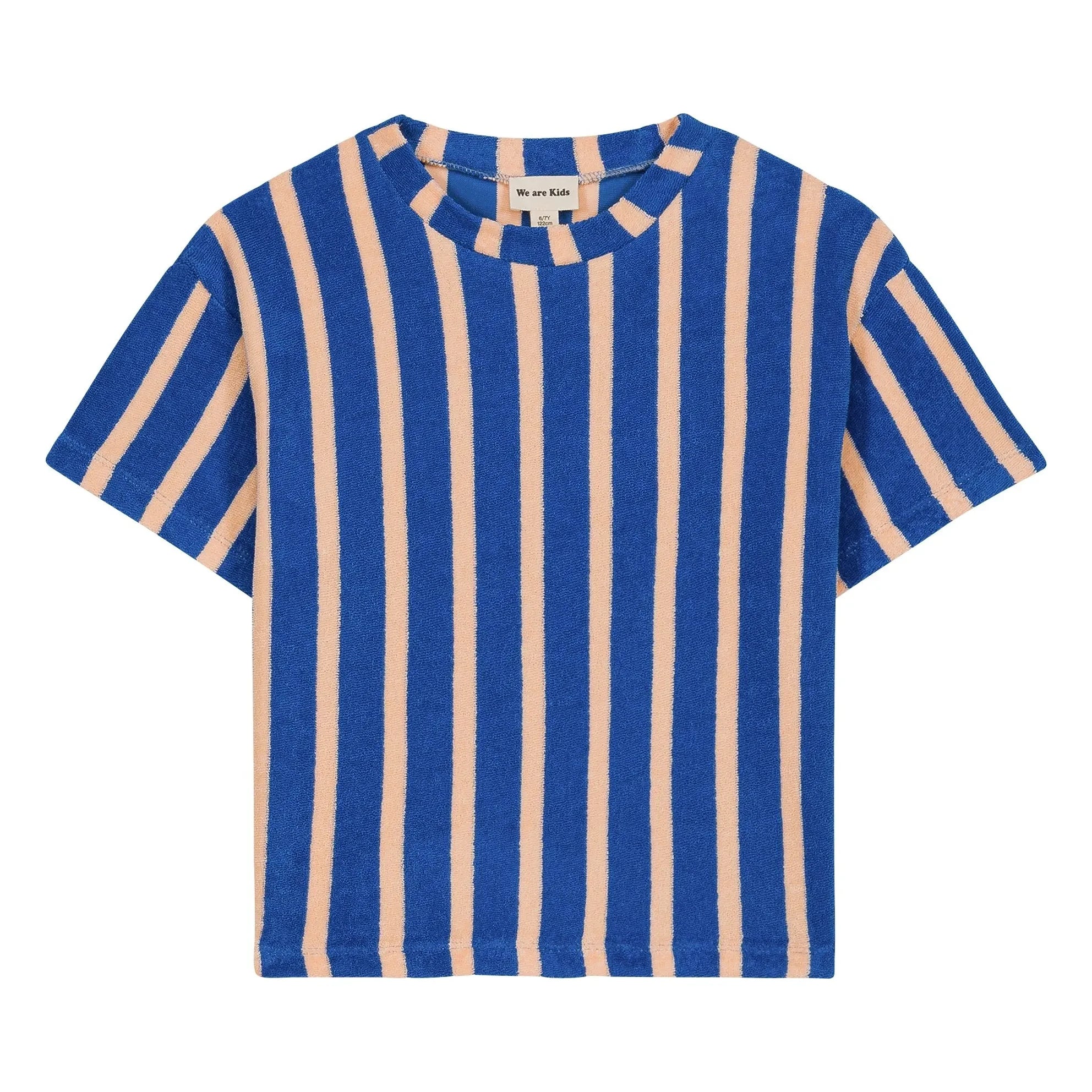 We Are Kids - Jordan Striped Organic Cotton T-Shirt | Blue