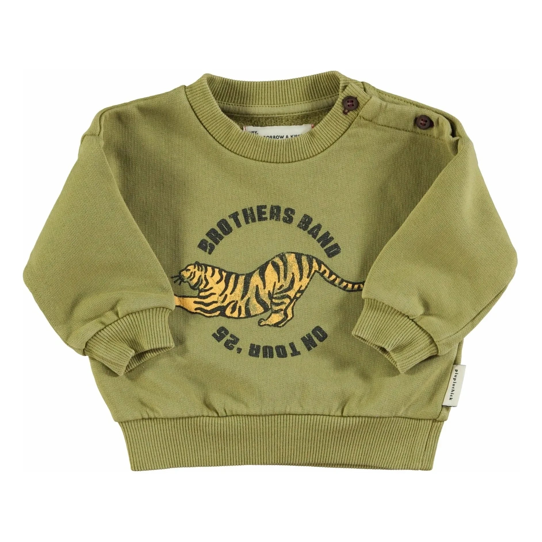 Piupiuchick - Tiger Sweat Organic Cotton | Olive
