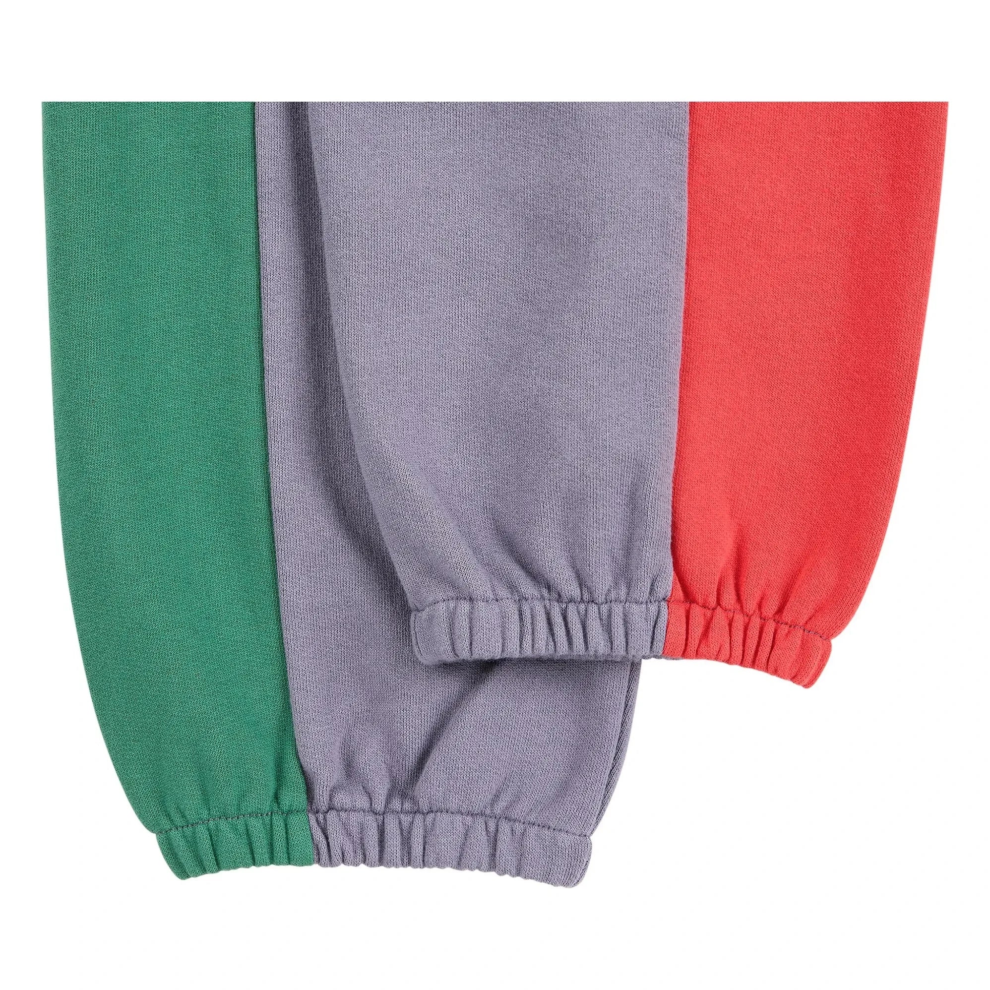 Bobo Choses - Renk bloklu organik pamuk jogger | Mauve