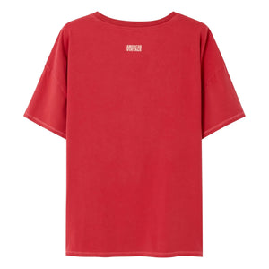 American Vintage - Pymaz Cotton T-Shirt | Poppy