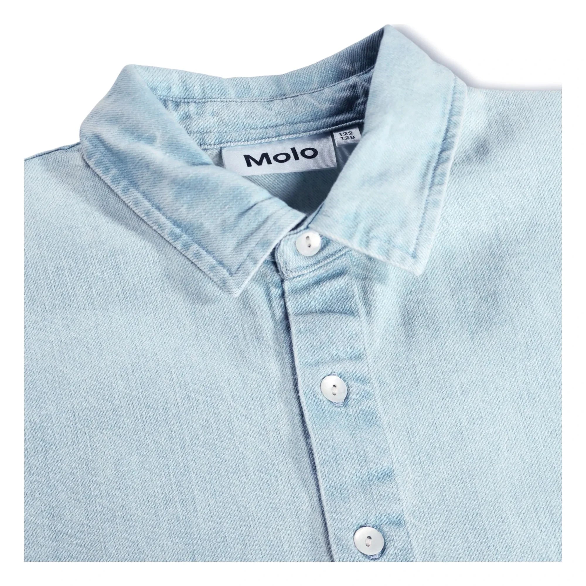 Molo - Richie Denim Organic Pamuk Gömlek | Kot mavisi
