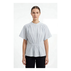 BELLEPIECE - Striped Blouse Patrizia Cotton | Light Blue