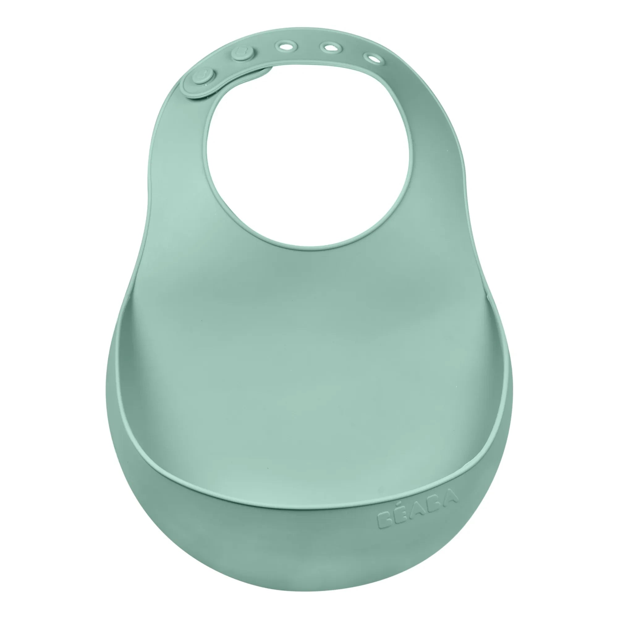 Béaba - Silicone Baby Bib | Sage