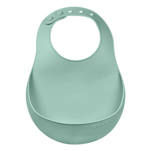 Béaba - Silicone Baby Bib | Sage