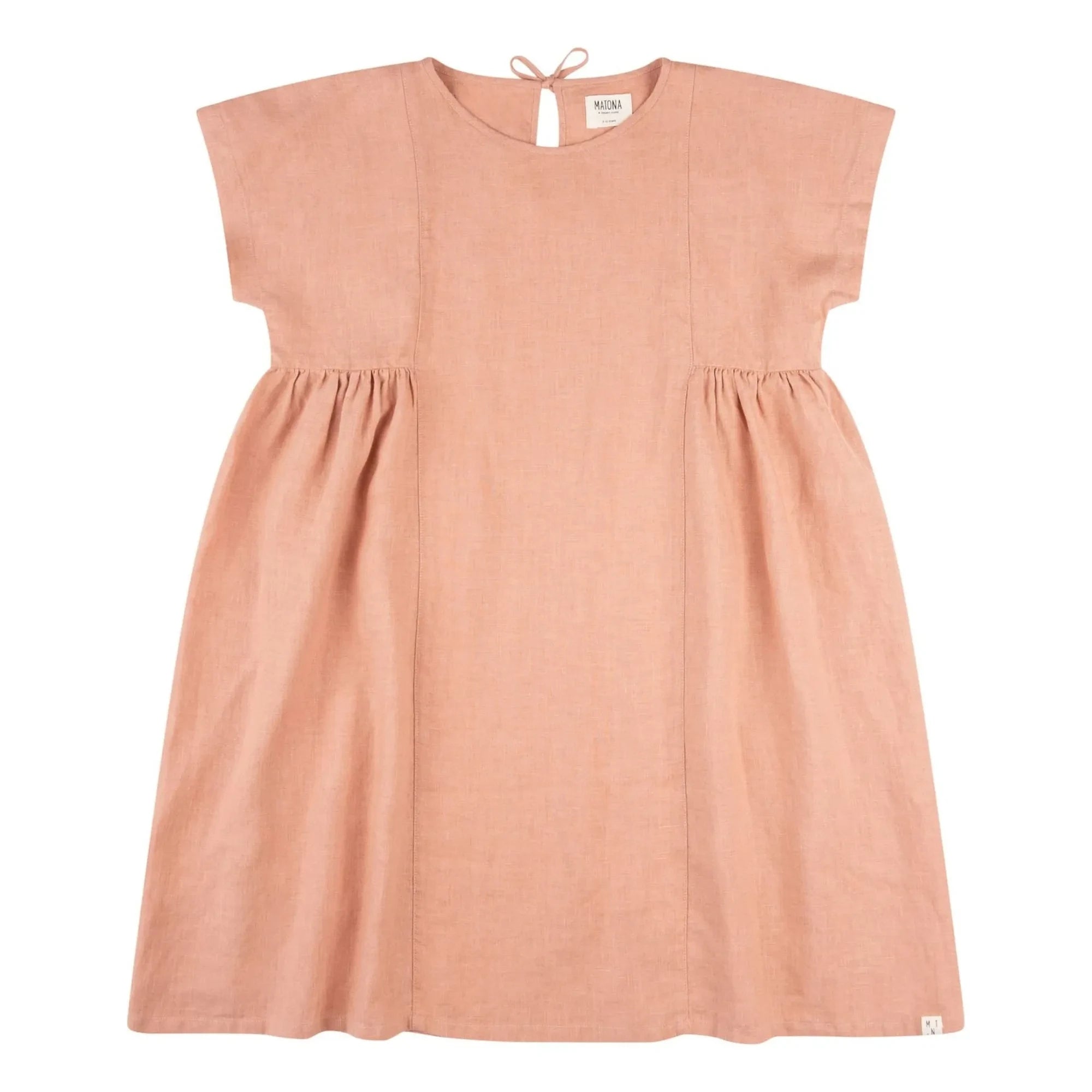 Matona - Linen Dress | Dust Pink