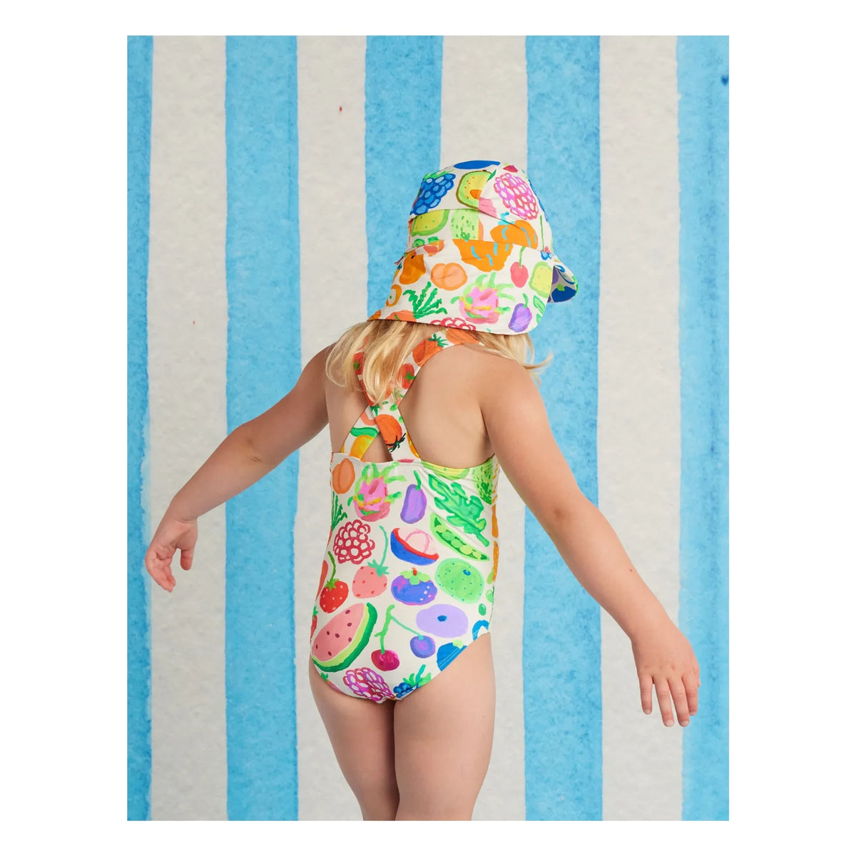 Halcyon Nights - Fruits Recycled Fiber Swimsuit | Off-White