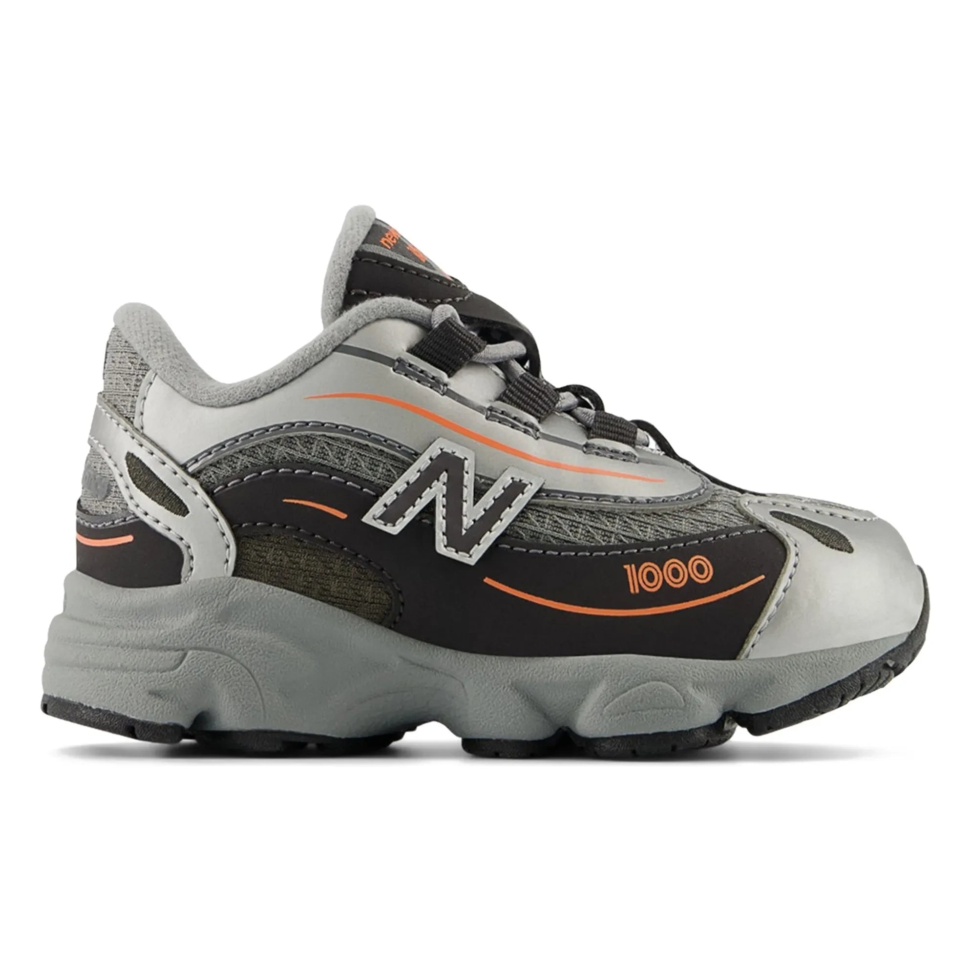 New Balance - Elastic Laced Sneakers 1000 | Neon Orange