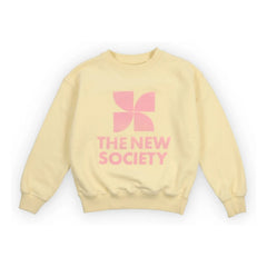 the new society - TNS Logo Sweatshirt | Pale Yellow