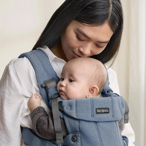 BabyBjorn Harmony Woven Melange - Blue-Baby Carriers-Blue-One Size | Natural Baby Shower