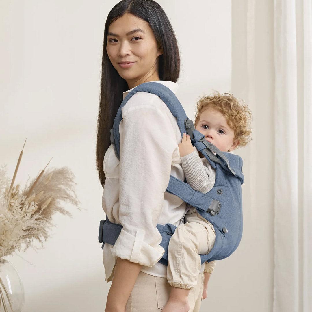 BabyBjorn Harmony Woven Melange - Blue-Baby Carriers-Blue-One Size | Natural Baby Shower