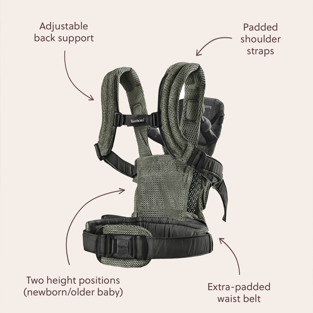 BabyBjorn Harmony Woven Melange - Blue-Baby Carriers-Blue-One Size | Natural Baby Shower