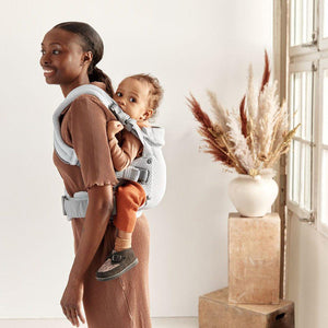 BabyBjorn Harmony 3D Mesh Baby Carrier - Silver-Baby Carriers- | Natural Baby Shower