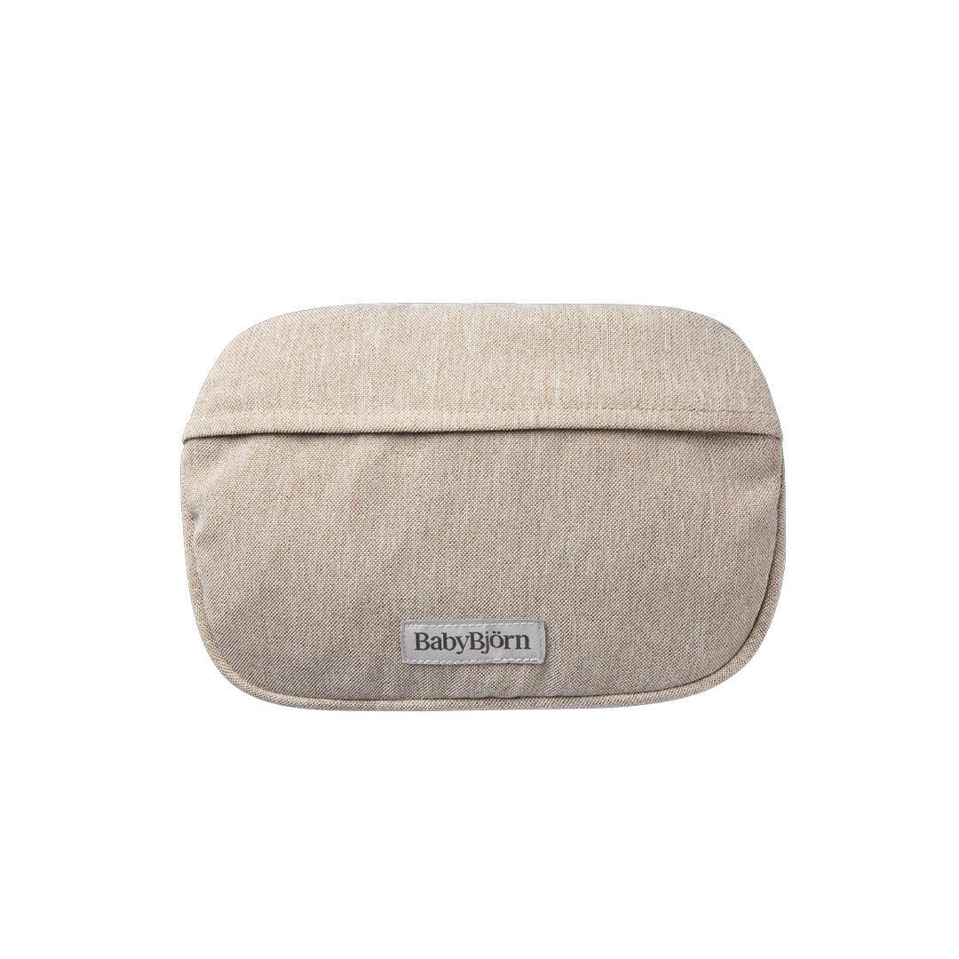 BabyBjorn Pocket Pouch Woven Melange - Light Beige-Baby Carrier Inserts-Light Beige-One Size | Natural Baby Shower