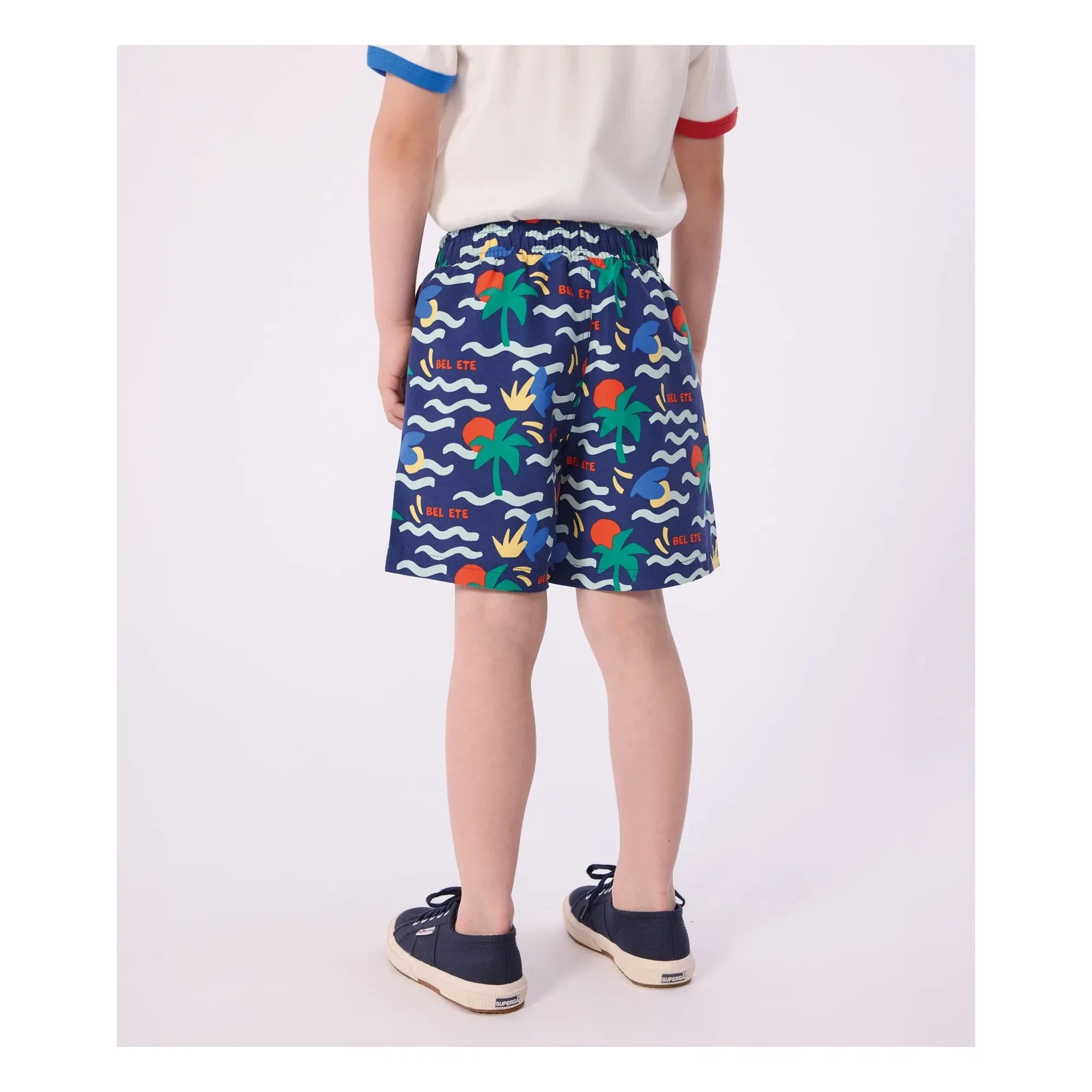 Petit Bateau - Glaces Recycled Fibre Swim Shorts | Turquoise
