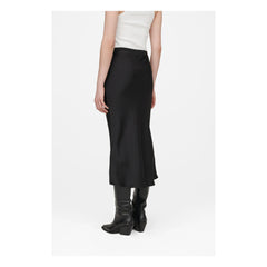 Anine Bing - Bar Silk Skirt | Black