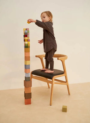 Raduga Grez - Wooden blocks - 27 pieces | Brown